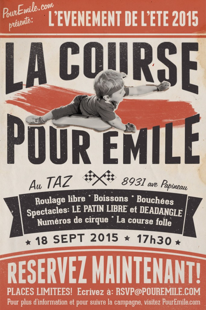 Affiche La Course Pour Émile